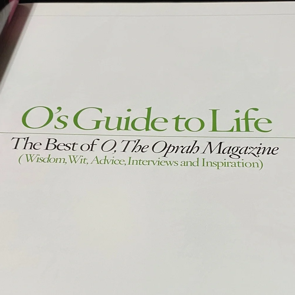 O's Guide to Life Book 2007 edition